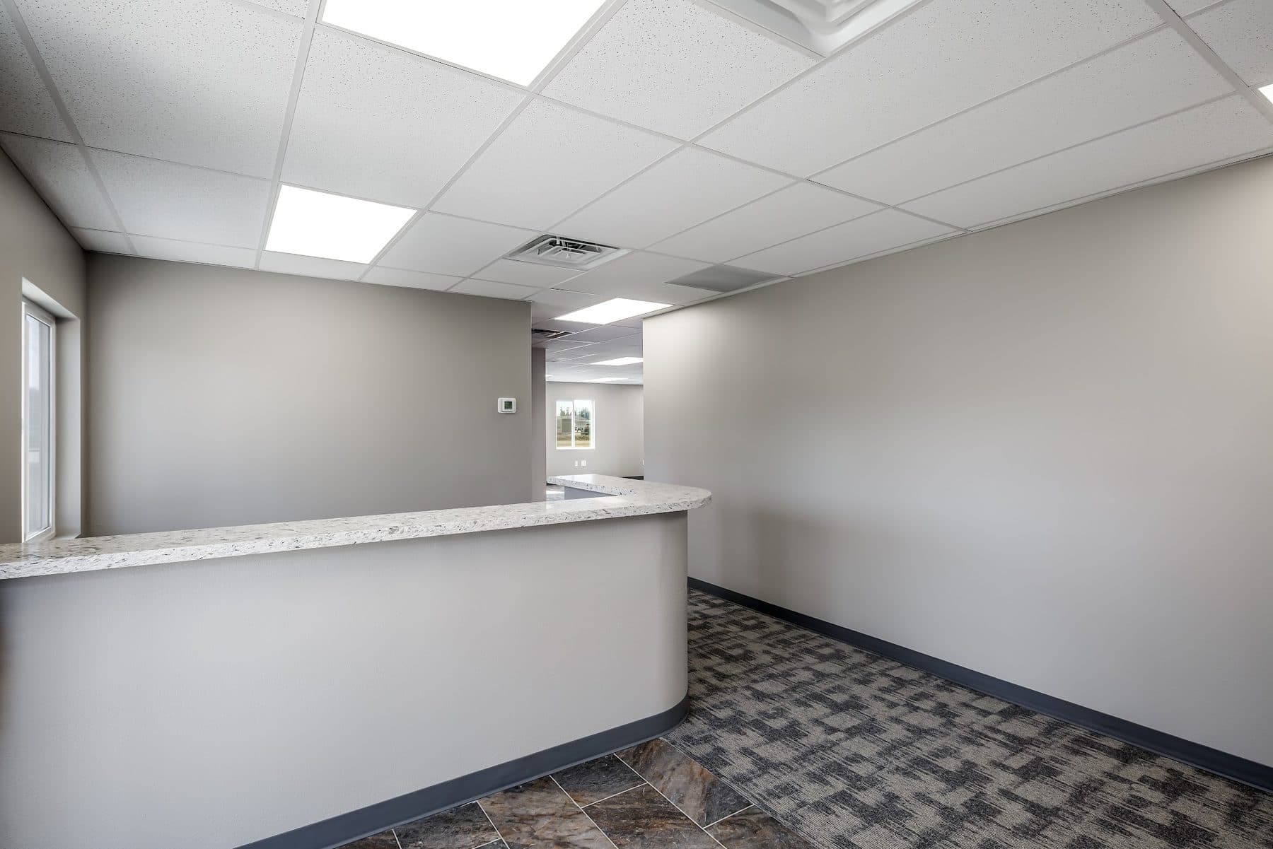 Entry interior of the Arlington tenant improvement.