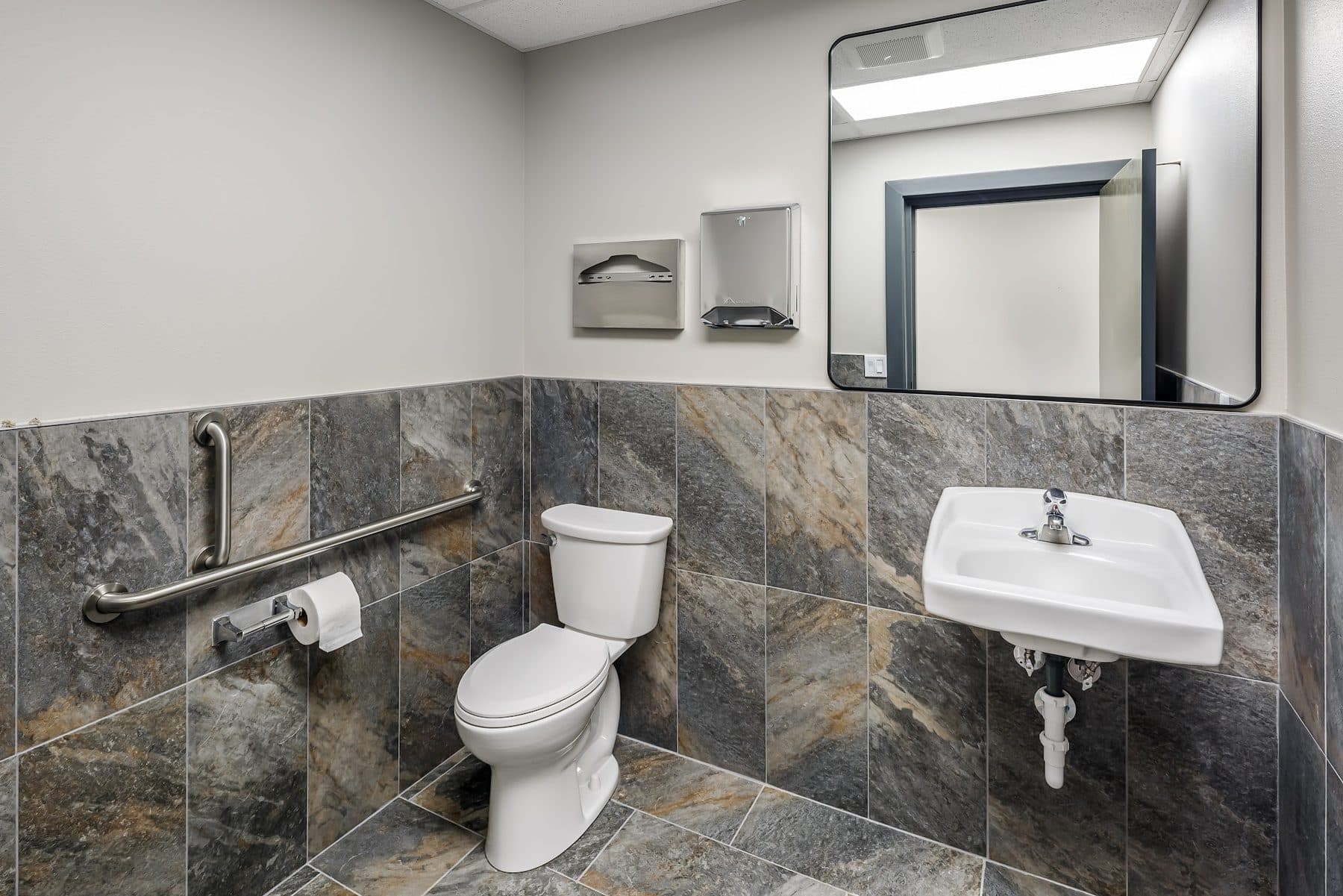Photograph from the Arlington industrial tenant improvement.