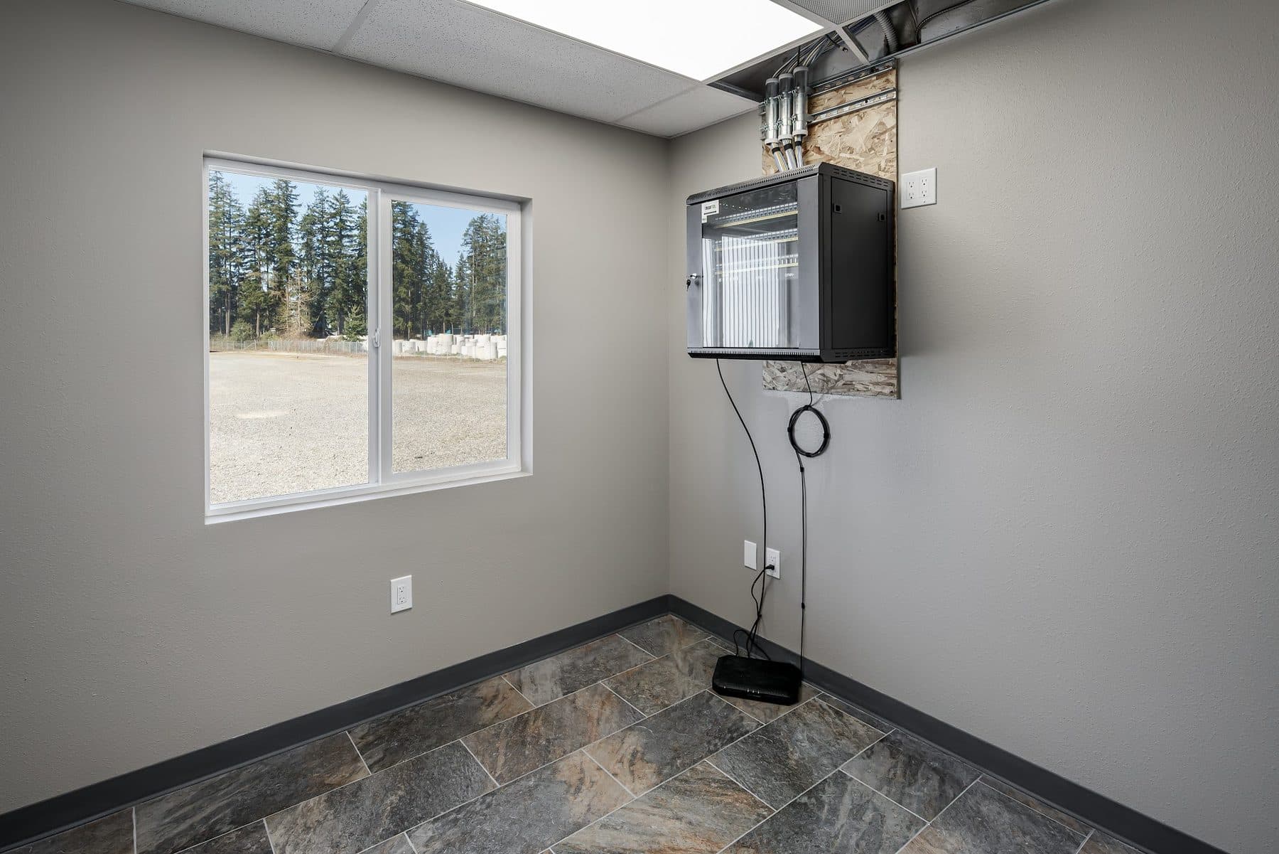 Photograph from the Arlington industrial tenant improvement.