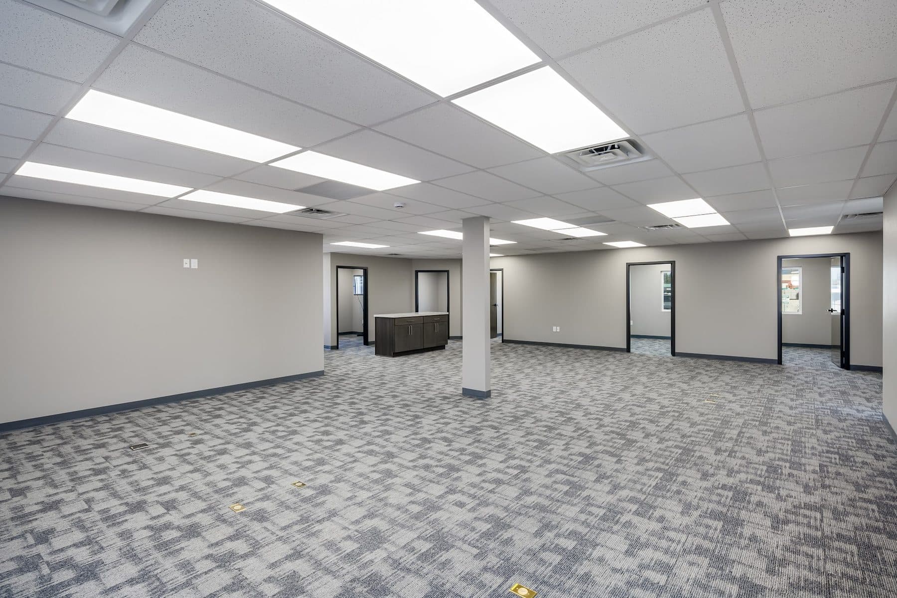 Photograph from the Arlington industrial tenant improvement.