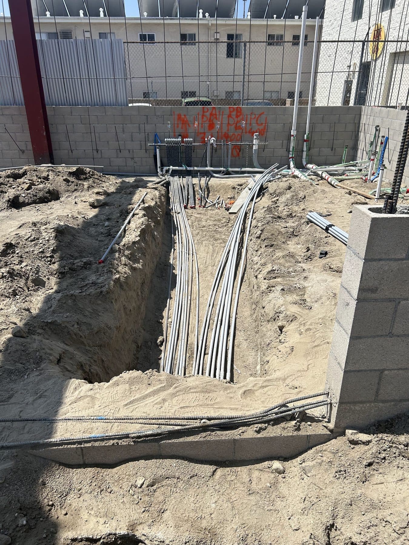 Photograph from the Vanowen Street remodel in North Hollywood.