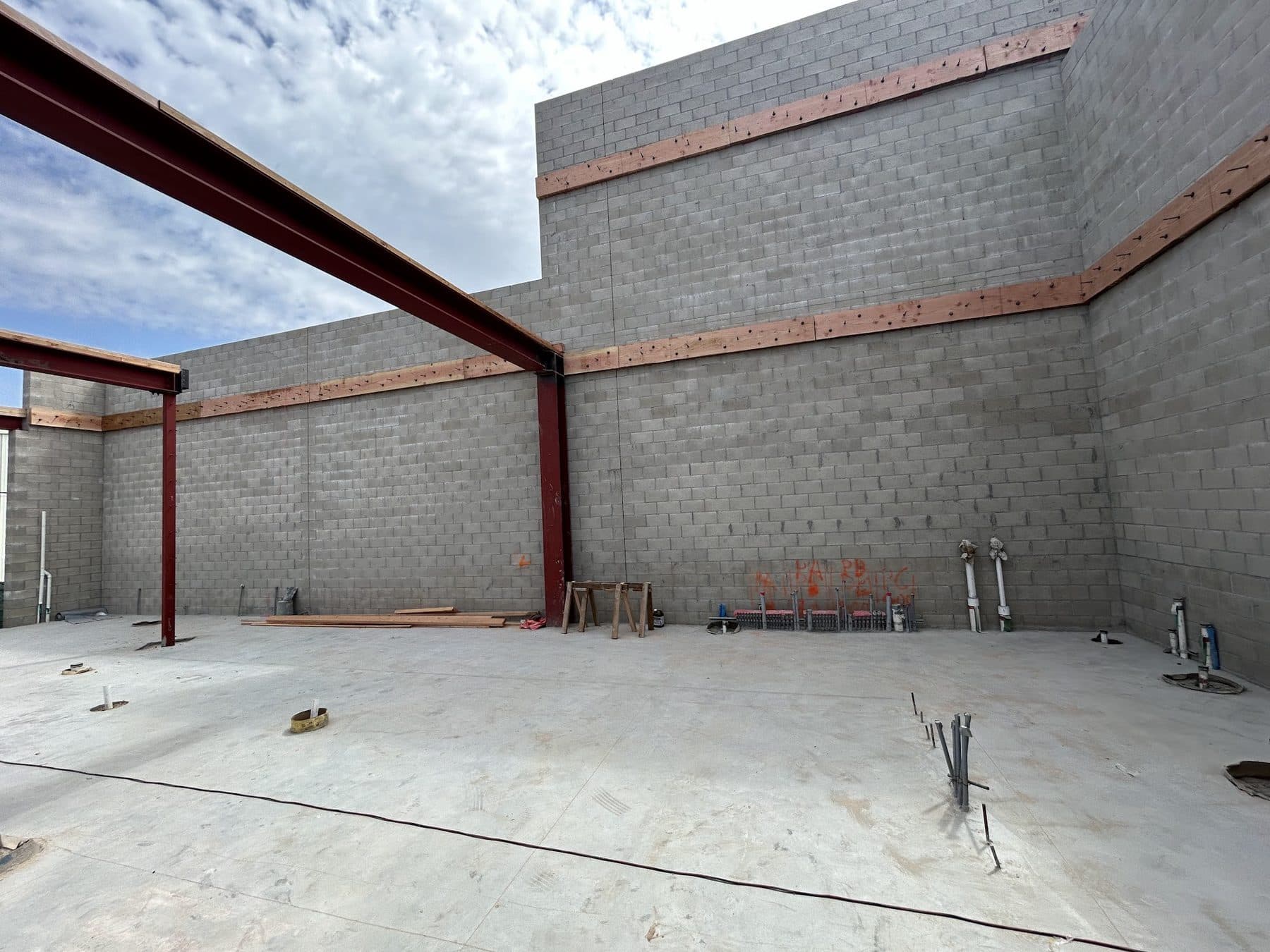 Photograph from the Vanowen Street remodel in North Hollywood.