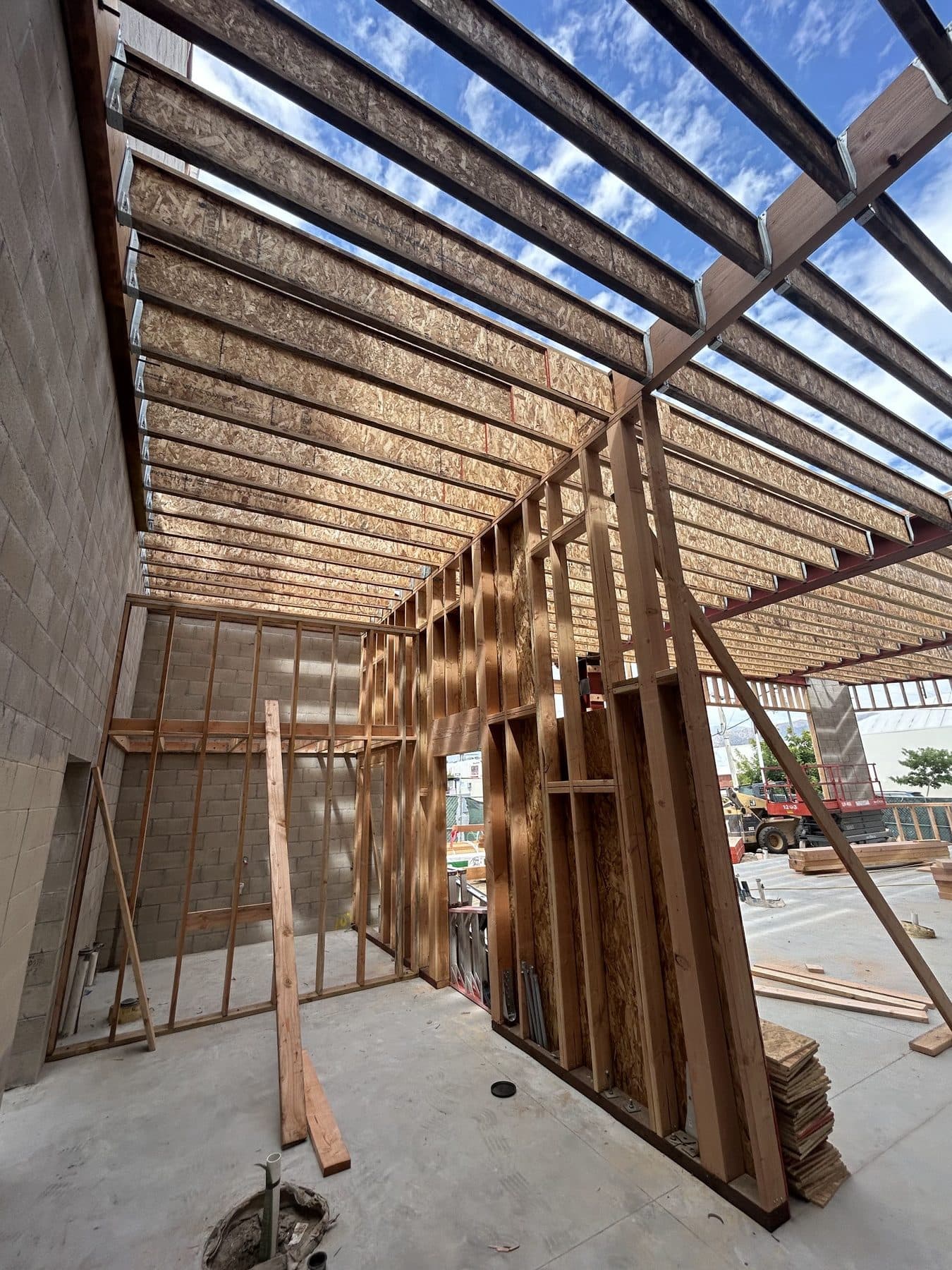 Photograph from the Vanowen Street remodel in North Hollywood.