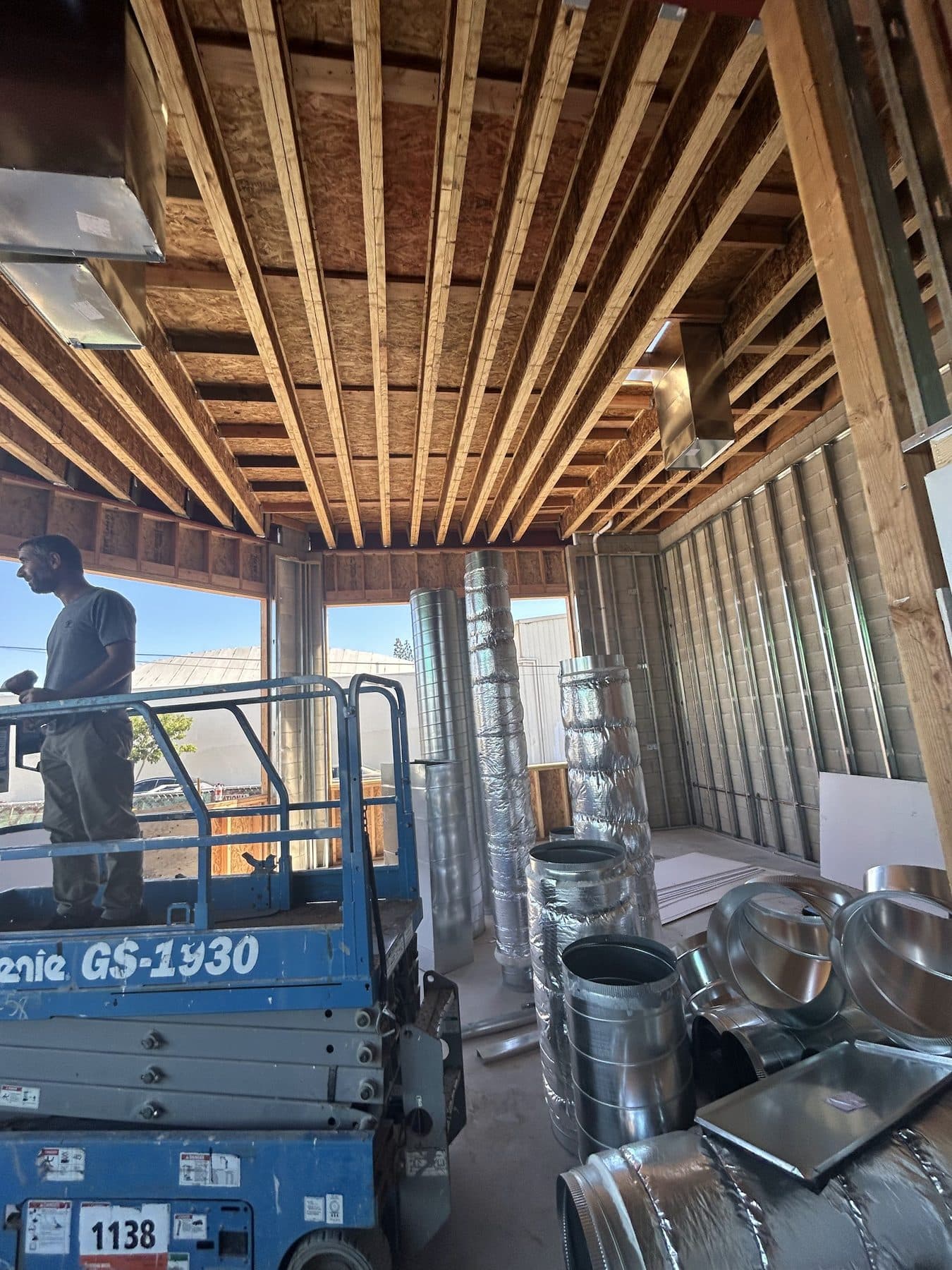 Photograph from the Vanowen Street remodel in North Hollywood.