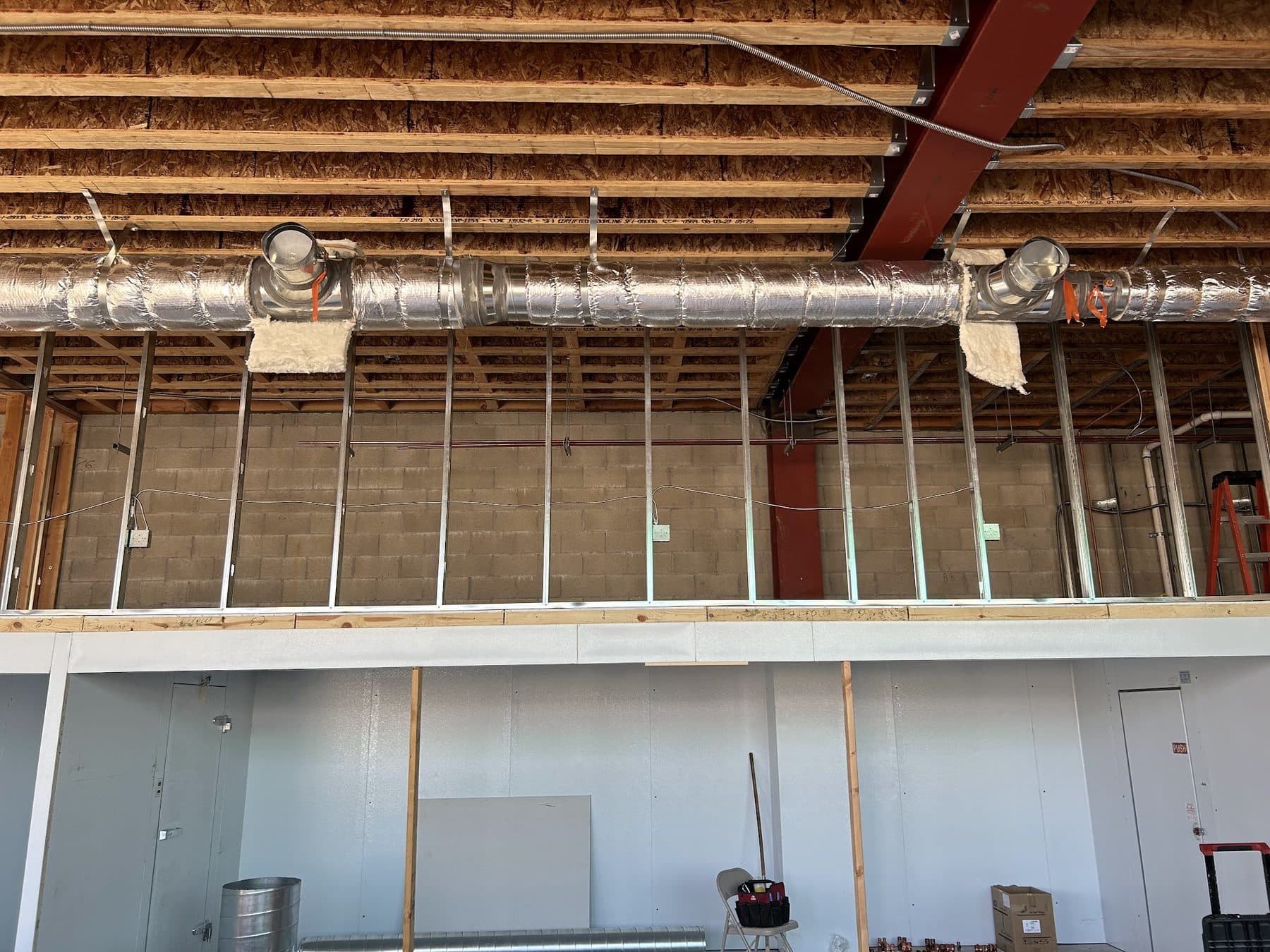 Photograph from the Vanowen Street remodel in North Hollywood.
