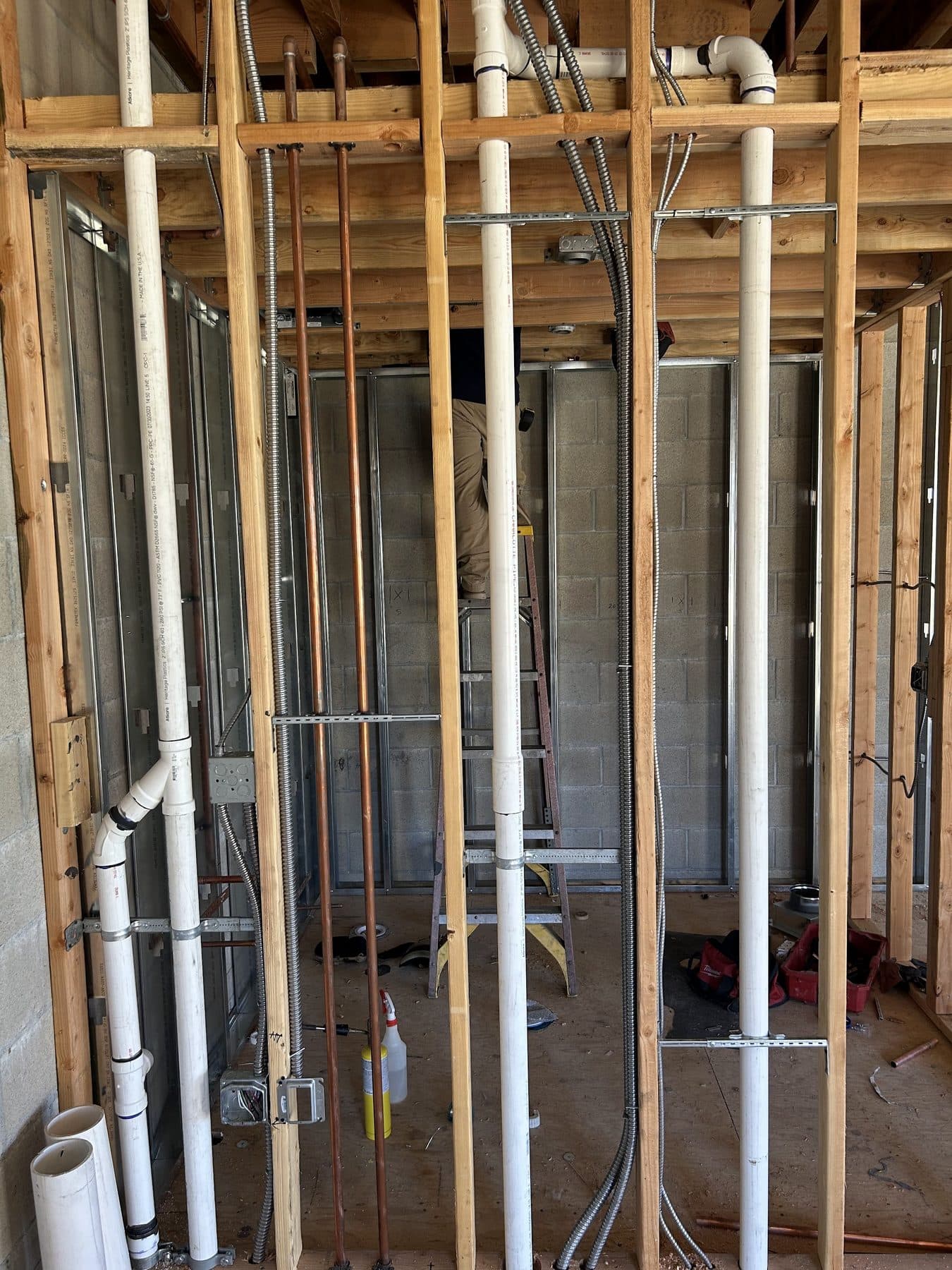 Photograph from the Vanowen Street remodel in North Hollywood.