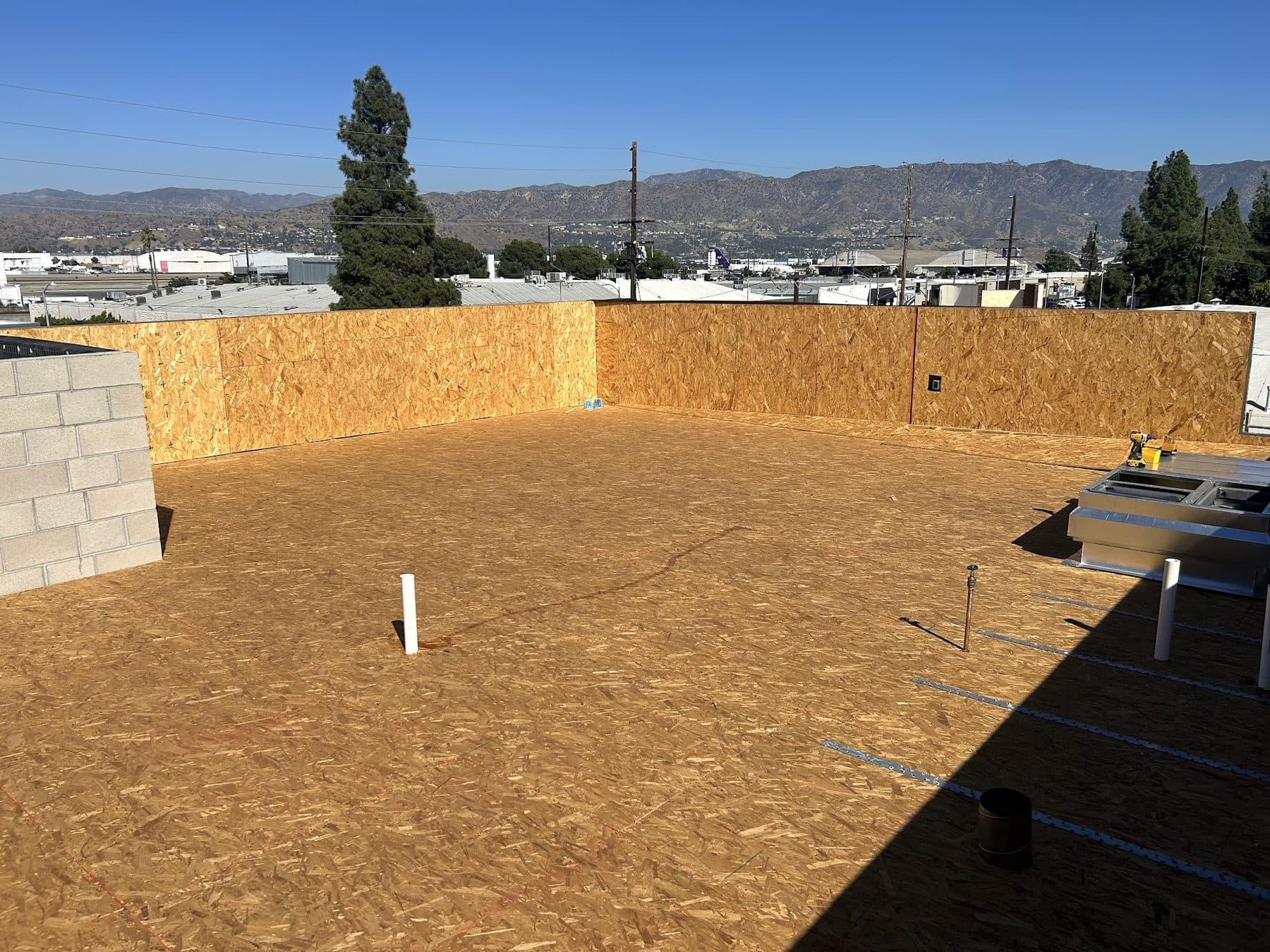Photograph from the Vanowen Street remodel in North Hollywood.