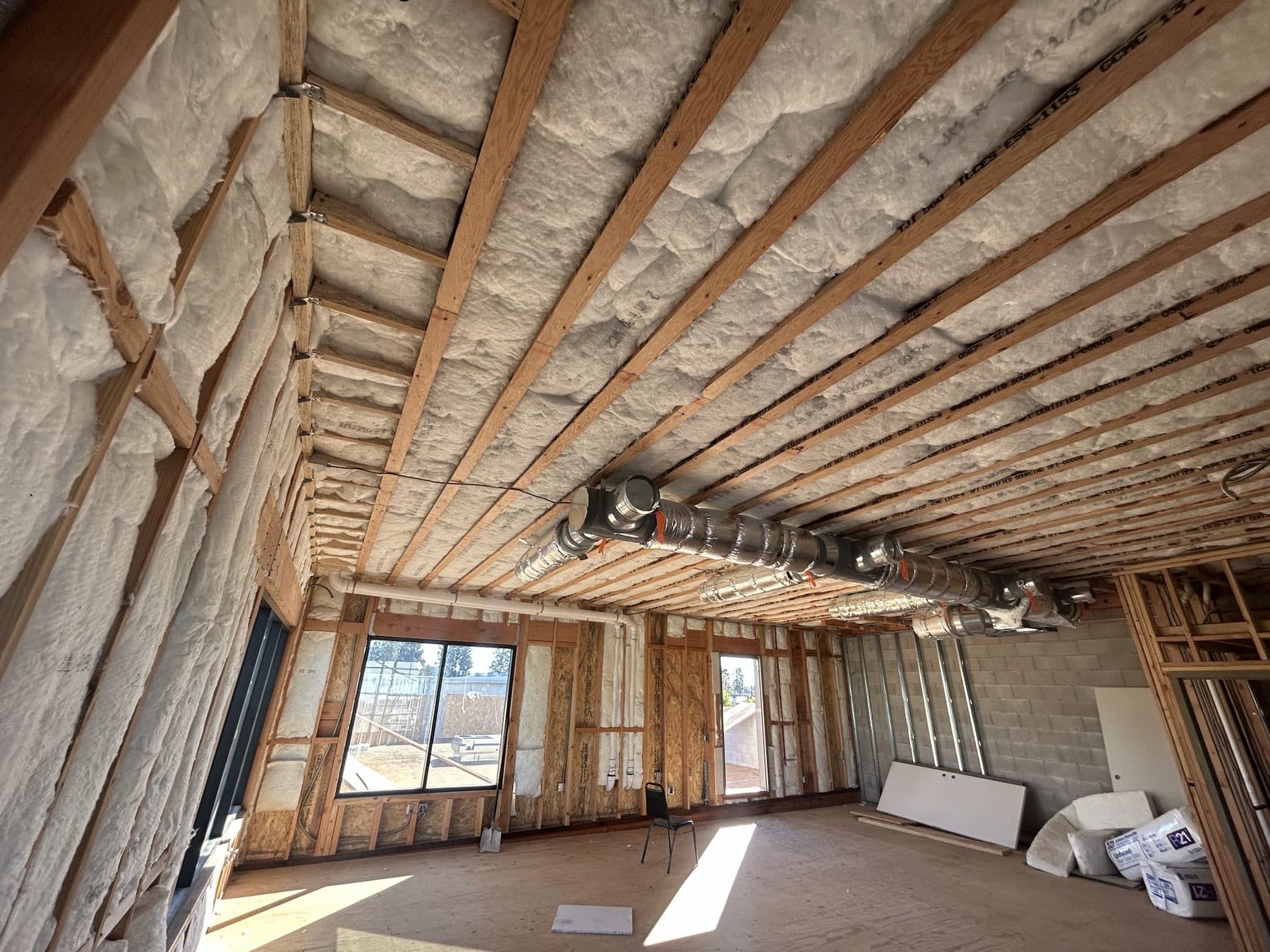 Photograph from the Vanowen Street remodel in North Hollywood.